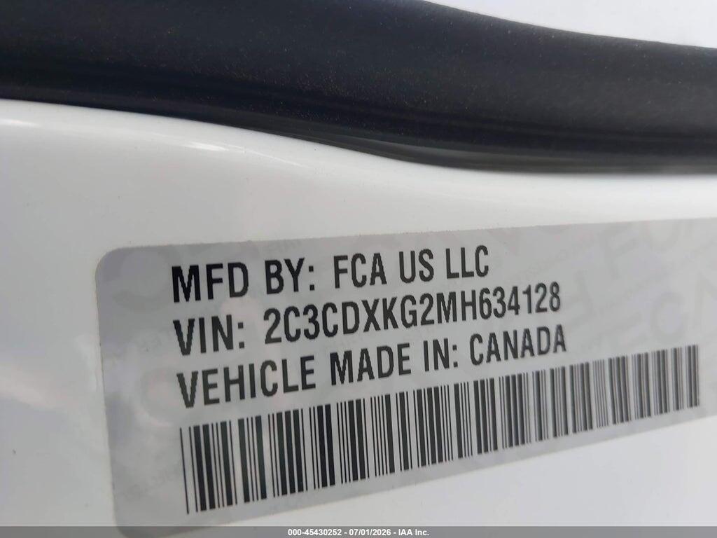 2C3CDXKG2MH634128 2021 DODGE CHARGER photo no. 9
