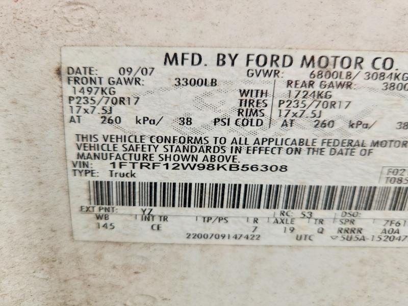 2008 FORD F150 — Фото 12 из 12