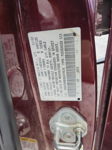 1HGCP26808A037574 2008 HONDA ACCORD photo no. 12