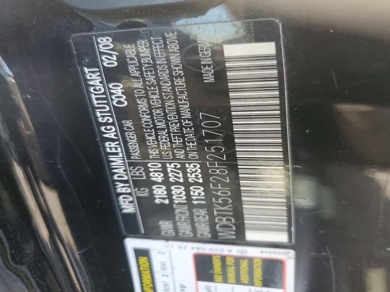 2008 MERCEDES-BENZ CLK 350 — Фото 12 из 12