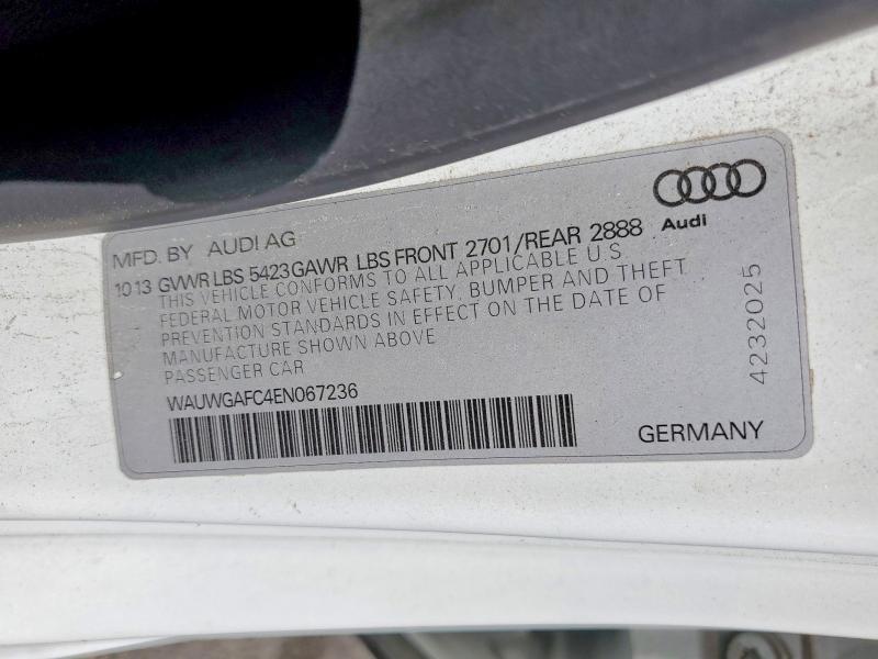 2014 AUDI A7 PREMIUM PLUS — Фото 13 из 13