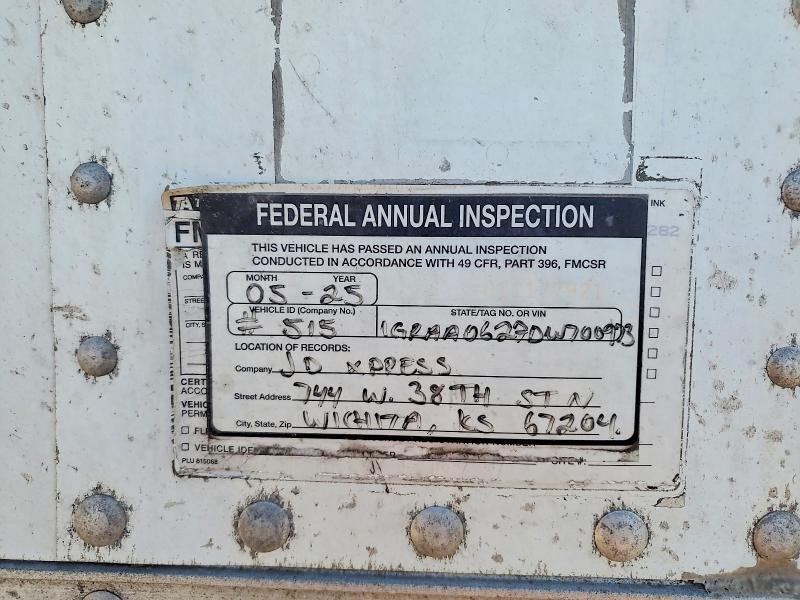 2013 GREAT DANE REFRIGERATED VAN TRAILER — Фото 10 из 10