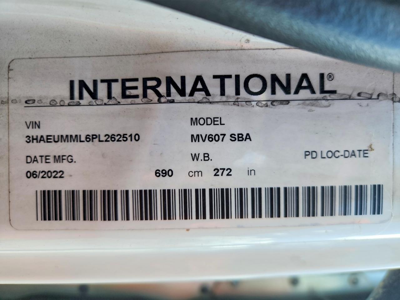 2023 INTERNATIONAL MV607 REFRIGERATED BOX TRUCK — Фото 14 из 14