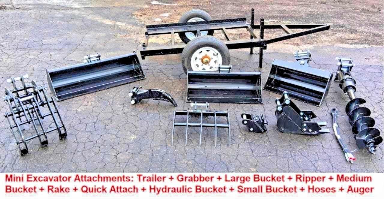 2027 OTHERS MINI EXCAVATOR ATTACHMENTS: