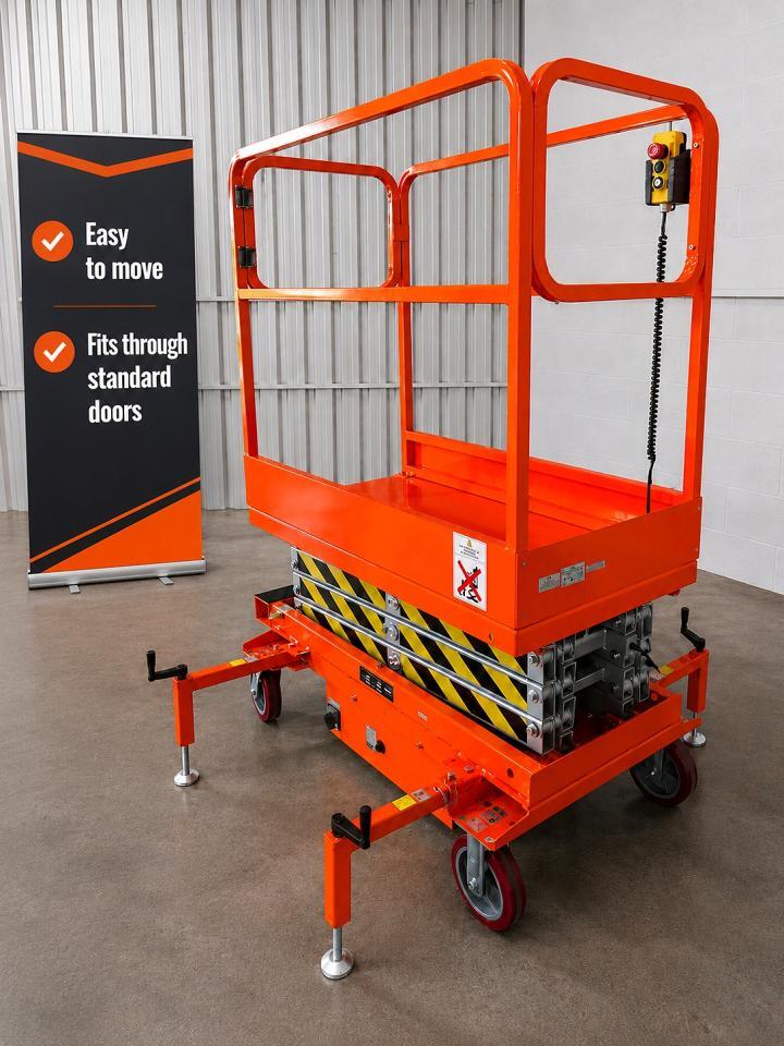2026 22 FT ELECTRIC SCISSOR LIFT MAN LIFT AERIAL WORK PLATFORM — Фото 5 из 10