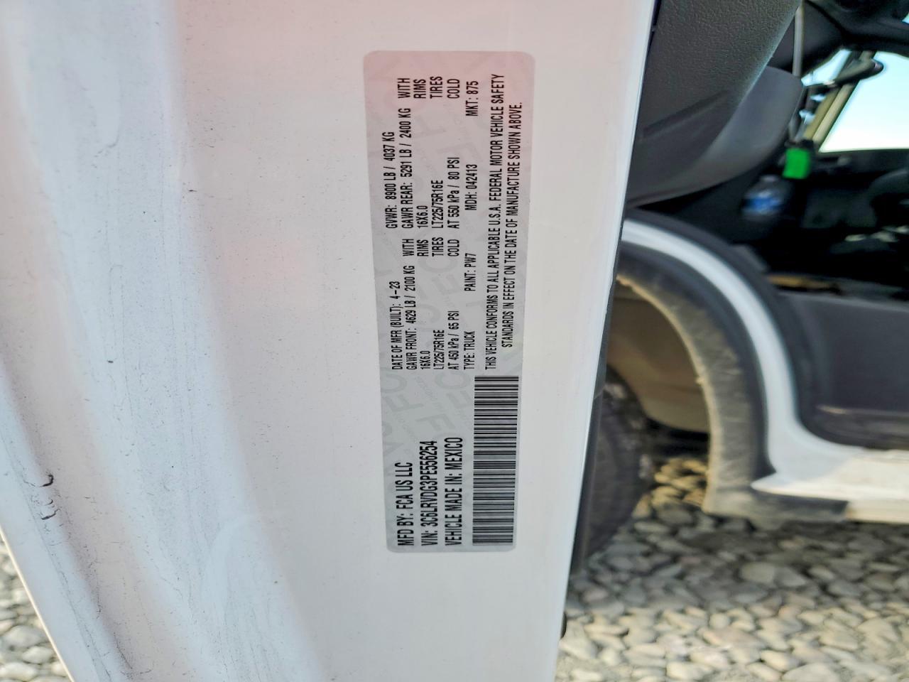 2023 RAM PROMASTER 2500 CARGO — Фото 14 из 14