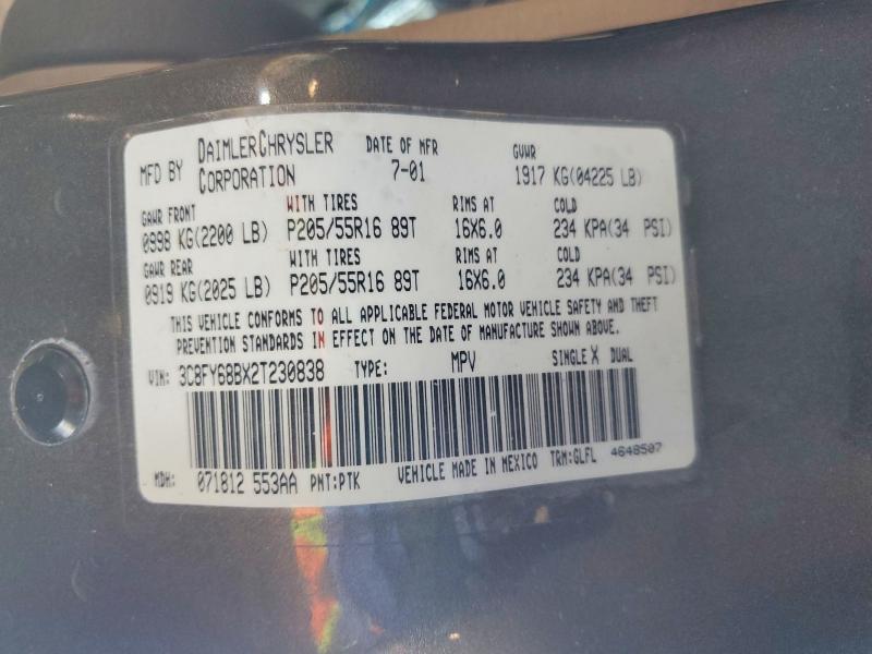 2002 CHRYSLER PT CRUISER LIMITED — Фото 12 из 12