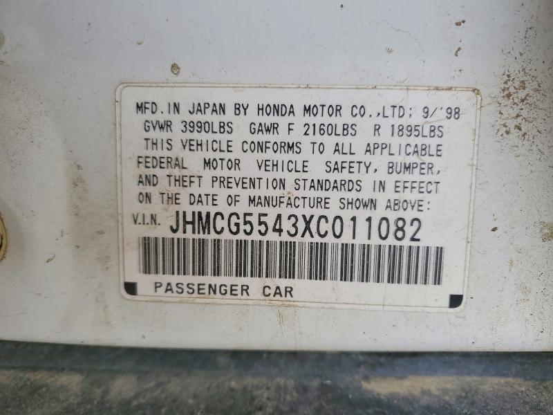 1999 HONDA ACCORD LX — Фото 12 из 12
