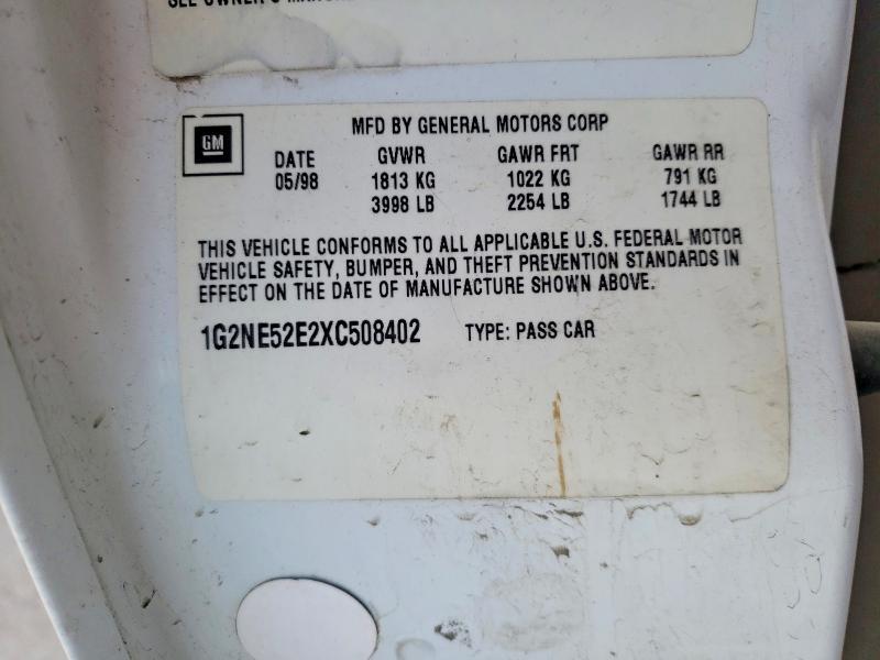1999 PONTIAC GRAND AM SE — Фото 13 из 13