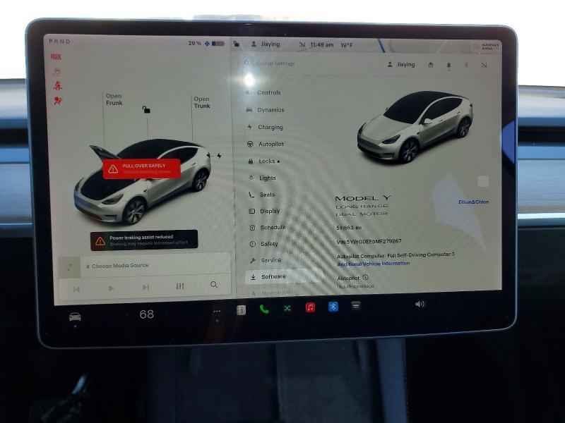 5YJYGDEE5MF279267 2021 TESLA MODEL Y photo no. 9