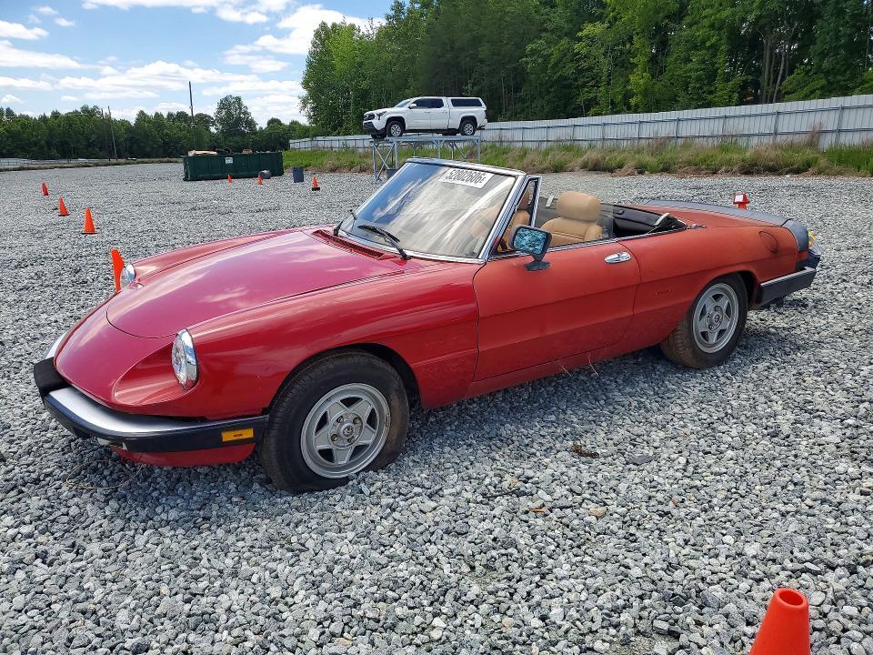 1986 ALFA ROMEO VELOCE ZARBA5415G1038128