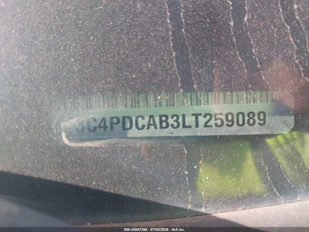 3C4PDCAB3LT259089 2020 DODGE JOURNEY photo no. 9