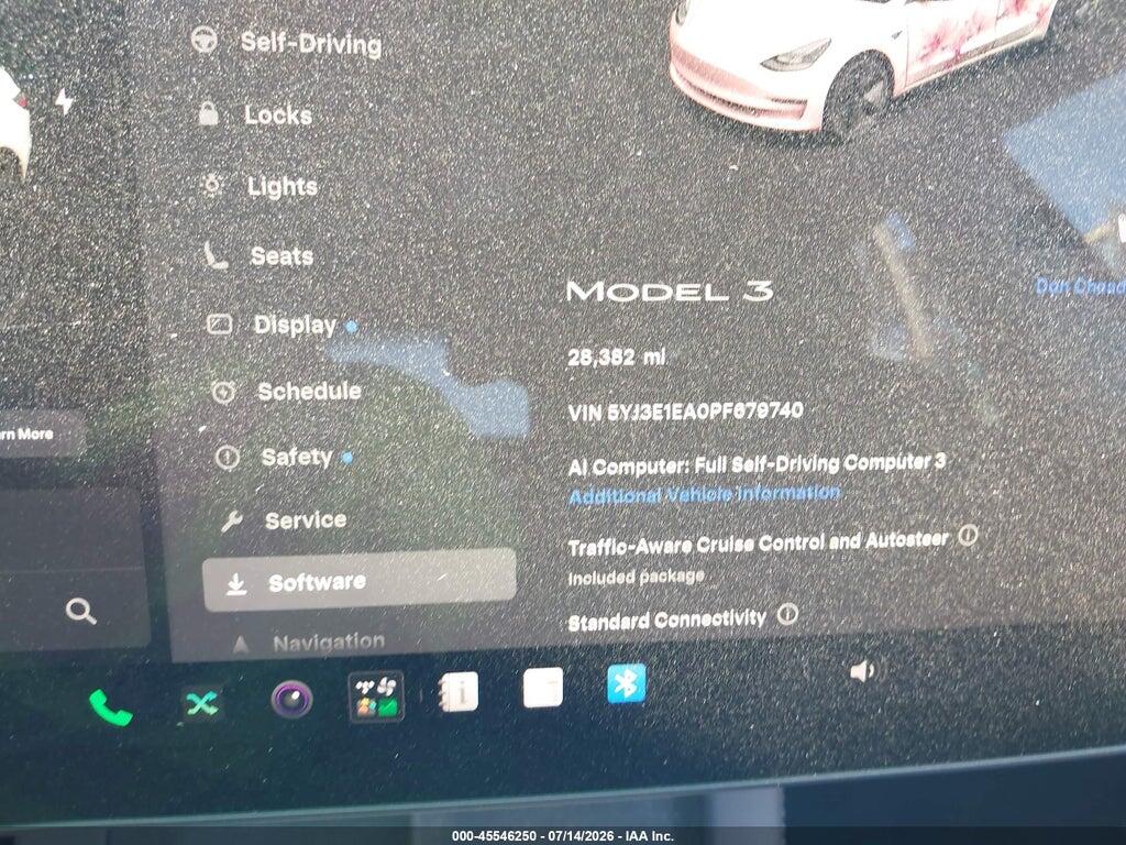 5YJ3E1EA0PF679740 2023 TESLA MODEL 3 photo no. 7