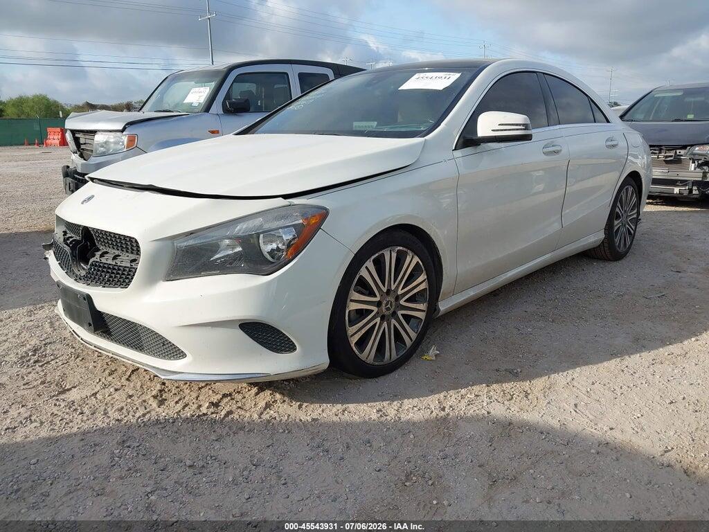 WDDSJ4EB4JN550609 2018 MERCEDES-BENZ CLA 250 photo no. 2