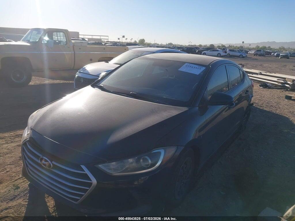 5NPD74LF4HH167156 2017 HYUNDAI ELANTRA photo no. 2