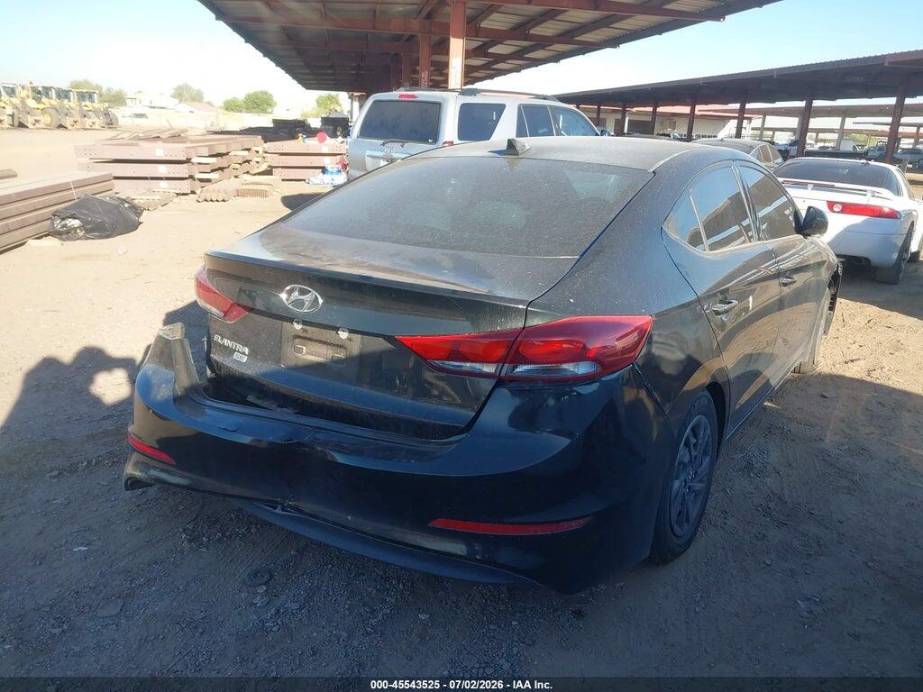 5NPD74LF4HH167156 2017 HYUNDAI ELANTRA photo no. 4