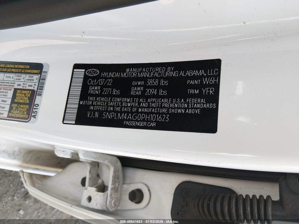5NPLM4AG0PH101623 2023 HYUNDAI ELANTRA photo no. 9