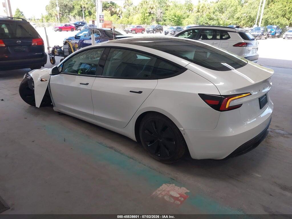 5YJ3E1EA4TF174228 2026 TESLA MODEL 3 photo no. 3