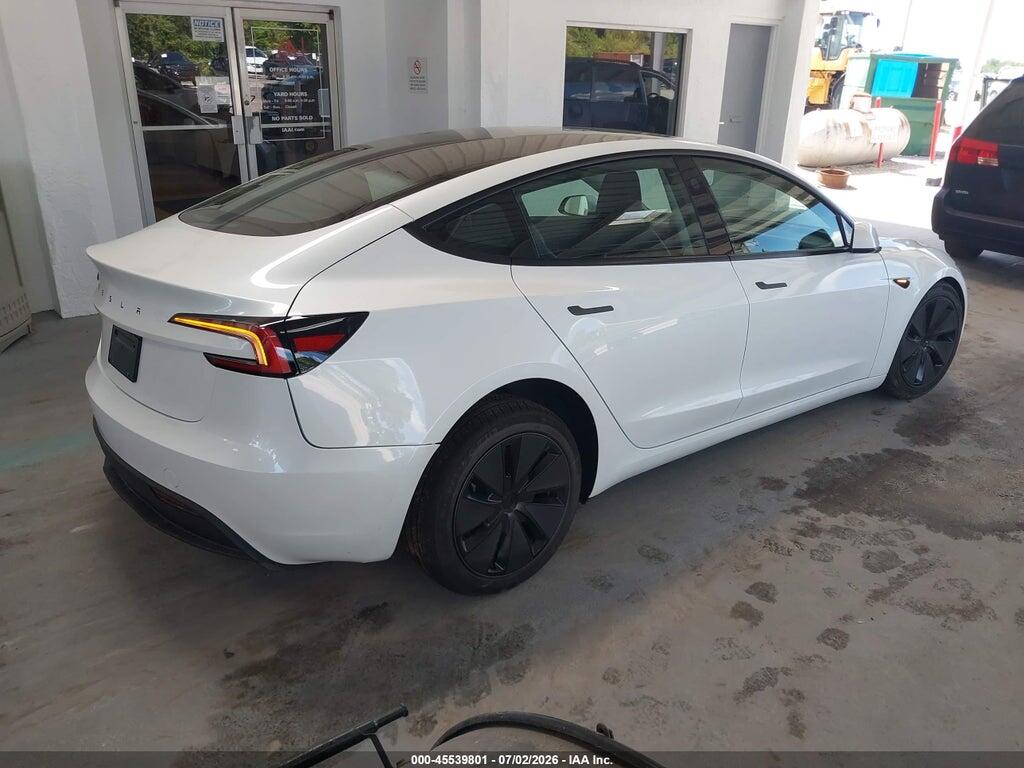 5YJ3E1EA4TF174228 2026 TESLA MODEL 3 photo no. 4