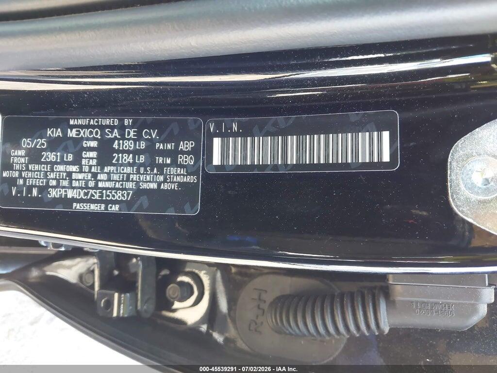 3KPFW4DC7SE155837 2025 KIA K4 photo no. 9