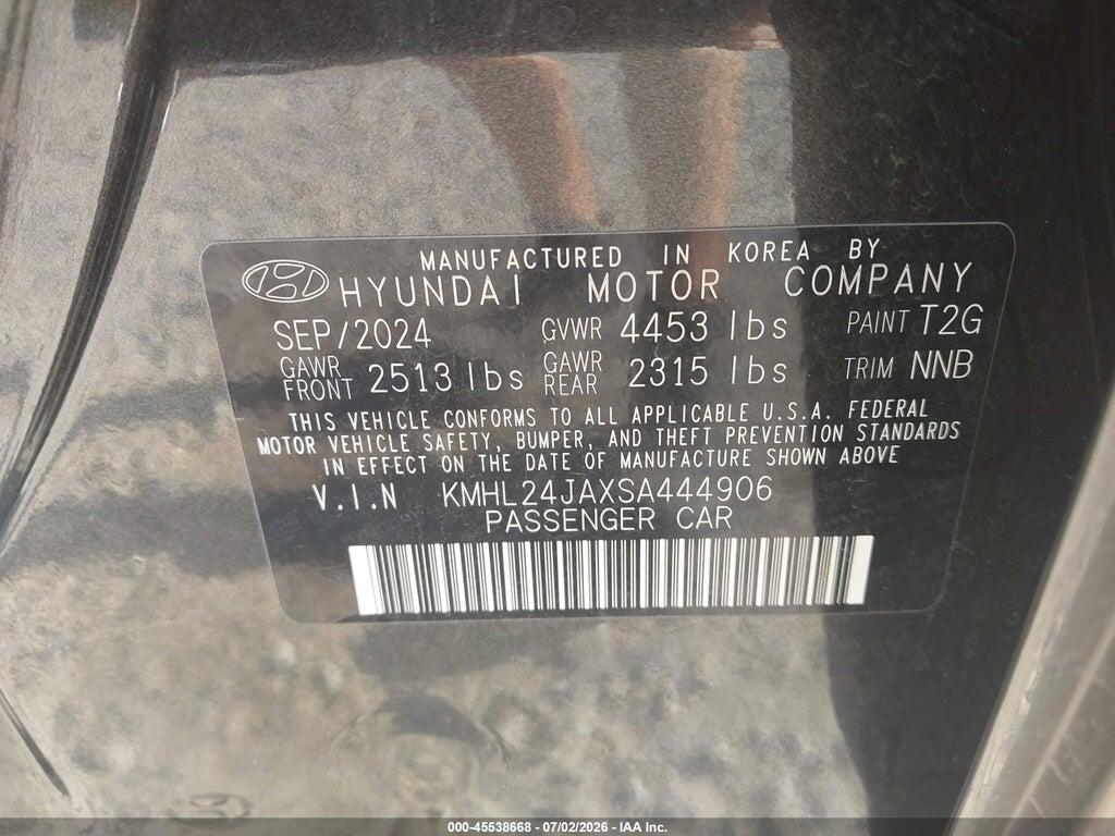 KMHL24JAXSA444906 2025 HYUNDAI SONATA photo no. 9