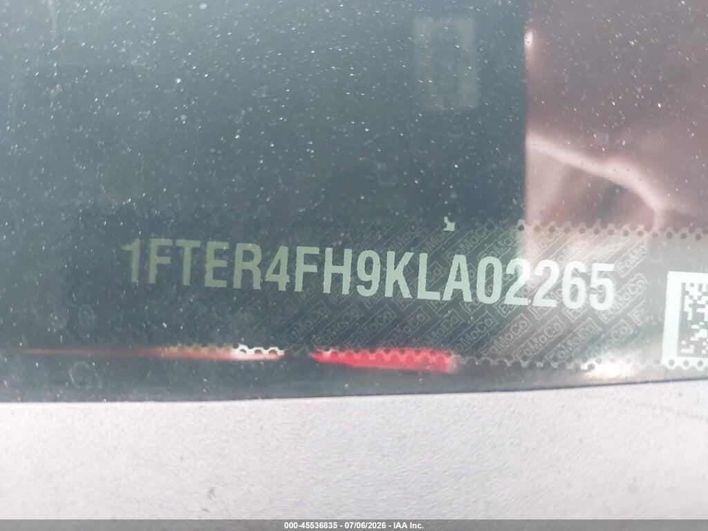 1FTER4FH9KLA02265 2019 FORD RANGER photo no. 9