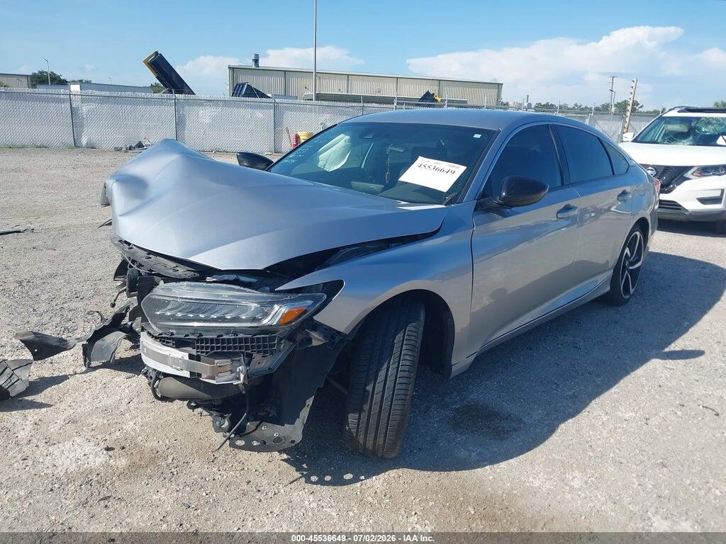1HGCV1F33MA082944 2021 HONDA ACCORD photo no. 2
