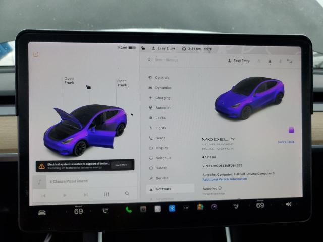 5YJYGDEE3MF084655 2021 TESLA MODEL Y photo no. 9