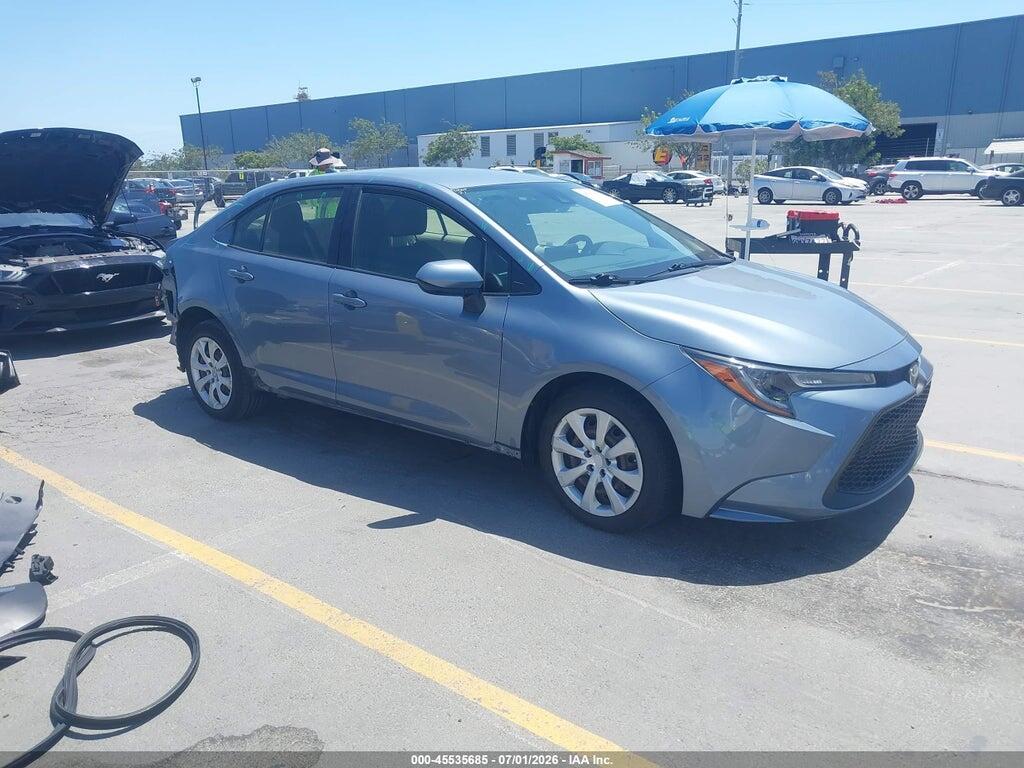 JTDEPMAE2NJ207607 2022 TOYOTA COROLLA photo no. 1