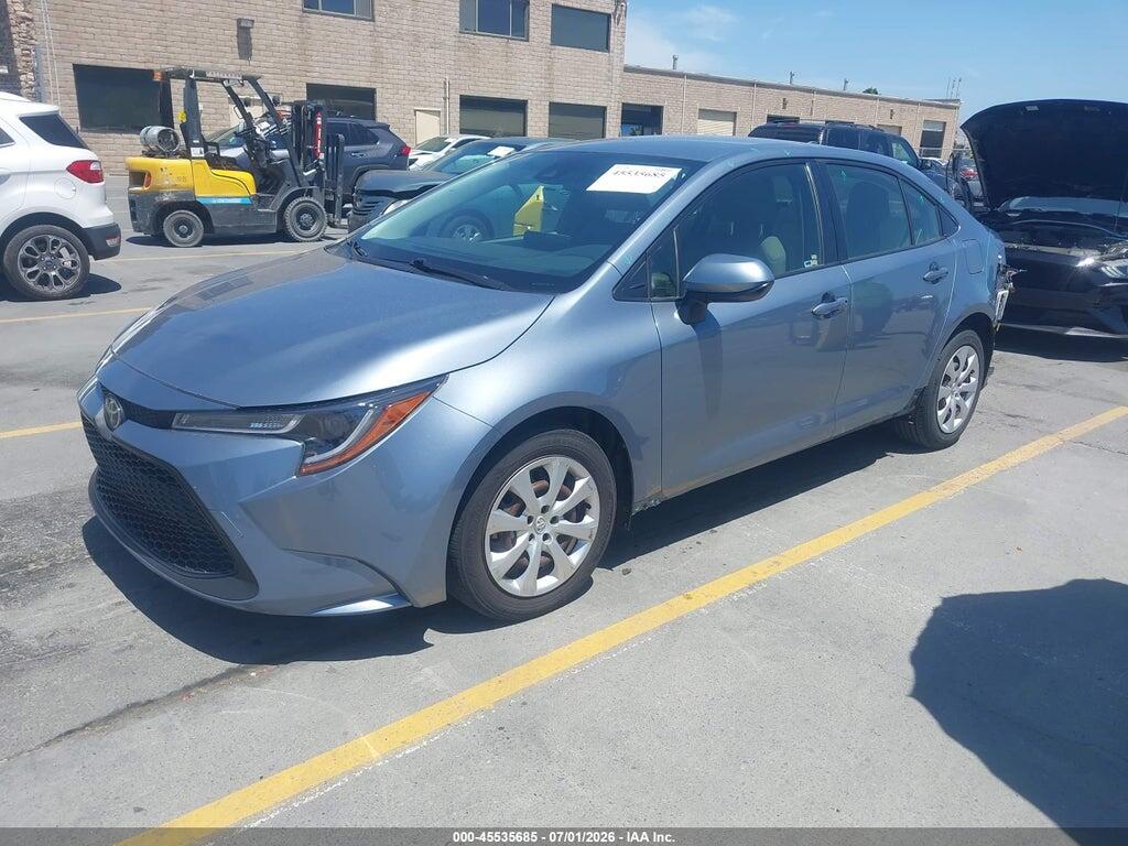 JTDEPMAE2NJ207607 2022 TOYOTA COROLLA photo no. 2