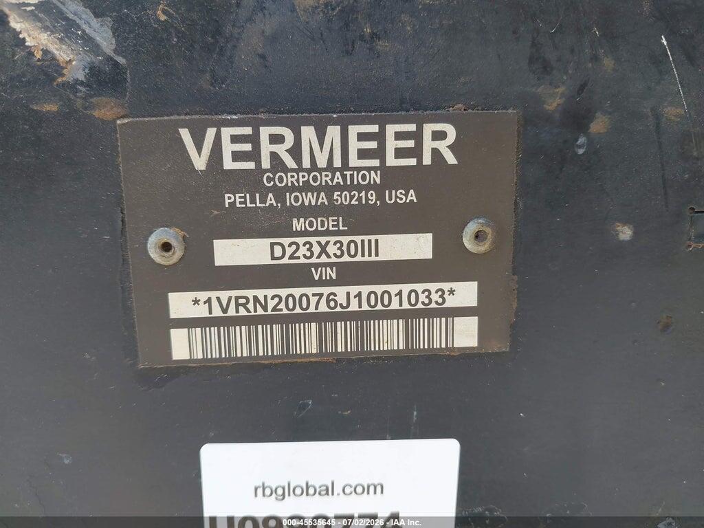 1VRN20076J1001033 2018 VERMEER MFG. CO. UNKNOWN photo no. 9