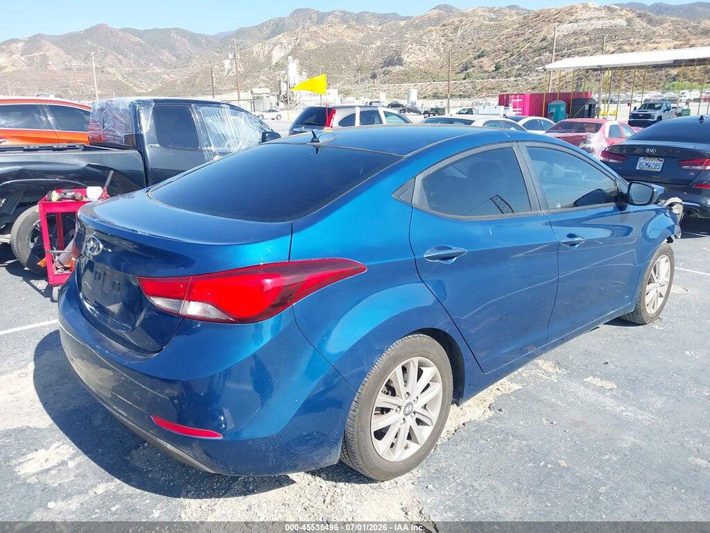 KMHDH4AE0GU643118 2016 HYUNDAI ELANTRA photo no. 4