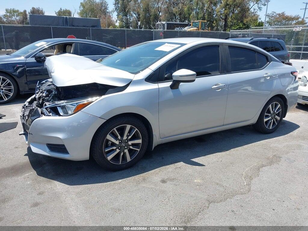 3N1CN8EV0ML920837 2021 NISSAN VERSA photo no. 2