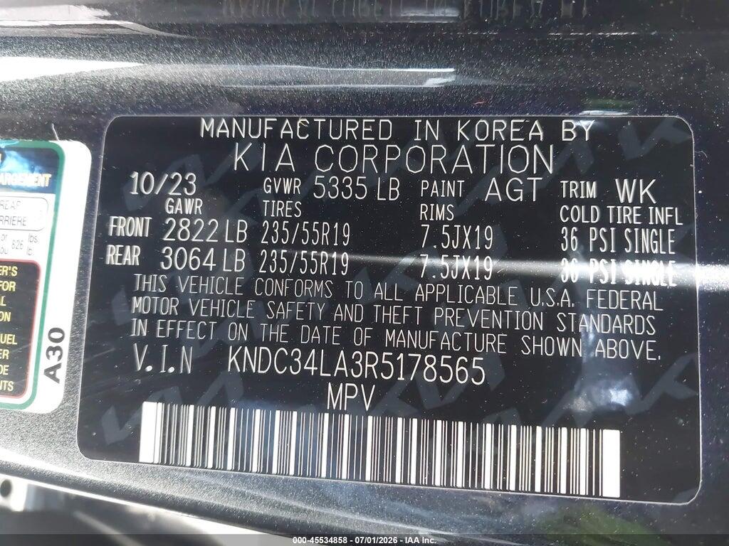 KNDC34LA3R5178565 2024 KIA EV6 photo no. 9