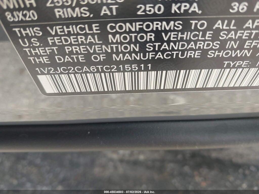 1V2JC2CA6TC215511 2026 VOLKSWAGEN ATLAS CROSS SPORT photo no. 9