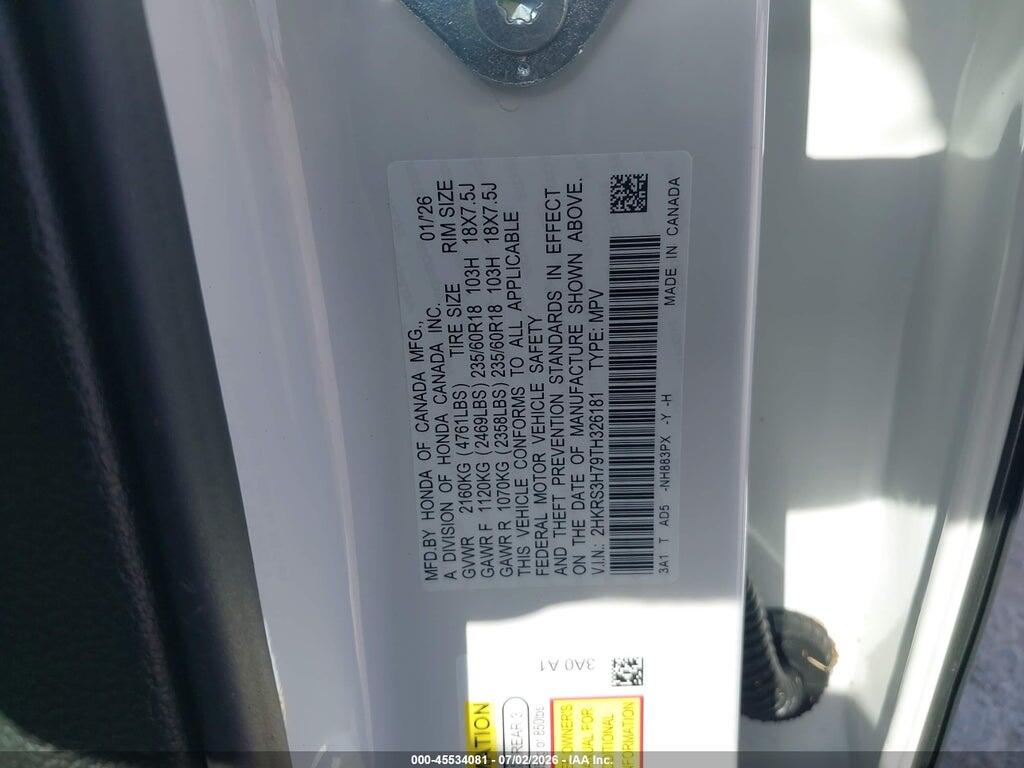 2HKRS3H79TH326181 2026 HONDA CR-V photo no. 9