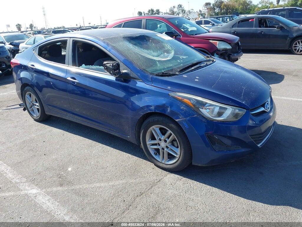 5NPDH4AE7GH710425 2016 HYUNDAI ELANTRA photo no. 1