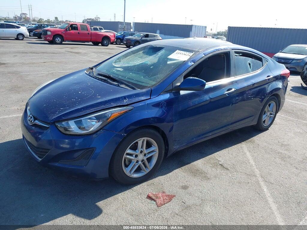 5NPDH4AE7GH710425 2016 HYUNDAI ELANTRA photo no. 2