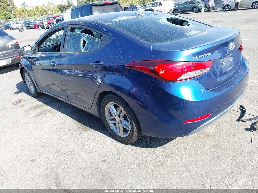 5NPDH4AE7GH710425 2016 HYUNDAI ELANTRA photo no. 3