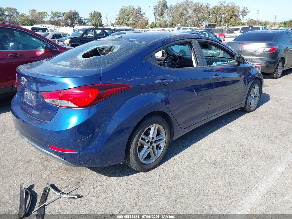 5NPDH4AE7GH710425 2016 HYUNDAI ELANTRA photo no. 4