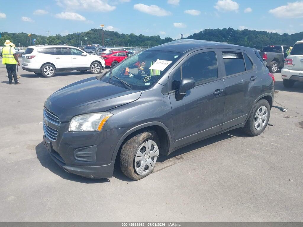 3GNCJKSB7GL260694 2016 CHEVROLET TRAX photo no. 2