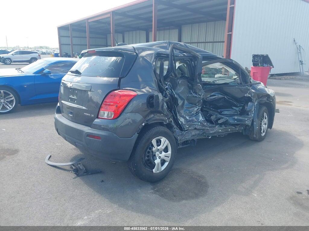 3GNCJKSB7GL260694 2016 CHEVROLET TRAX photo no. 4