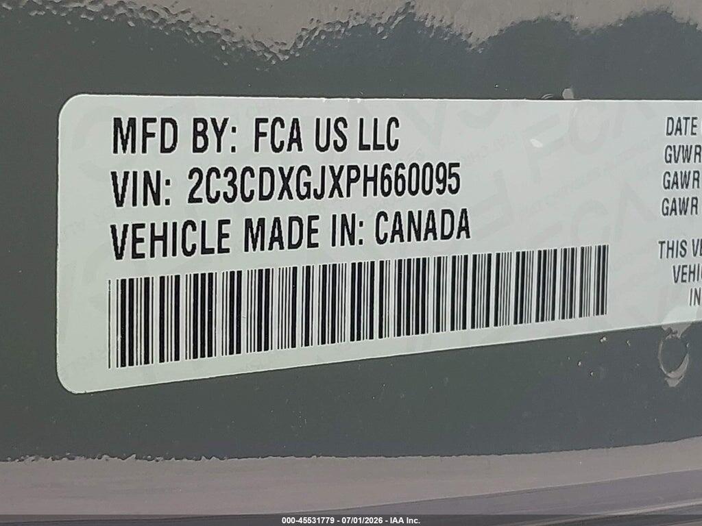 2C3CDXGJXPH660095 2023 DODGE CHARGER photo no. 9