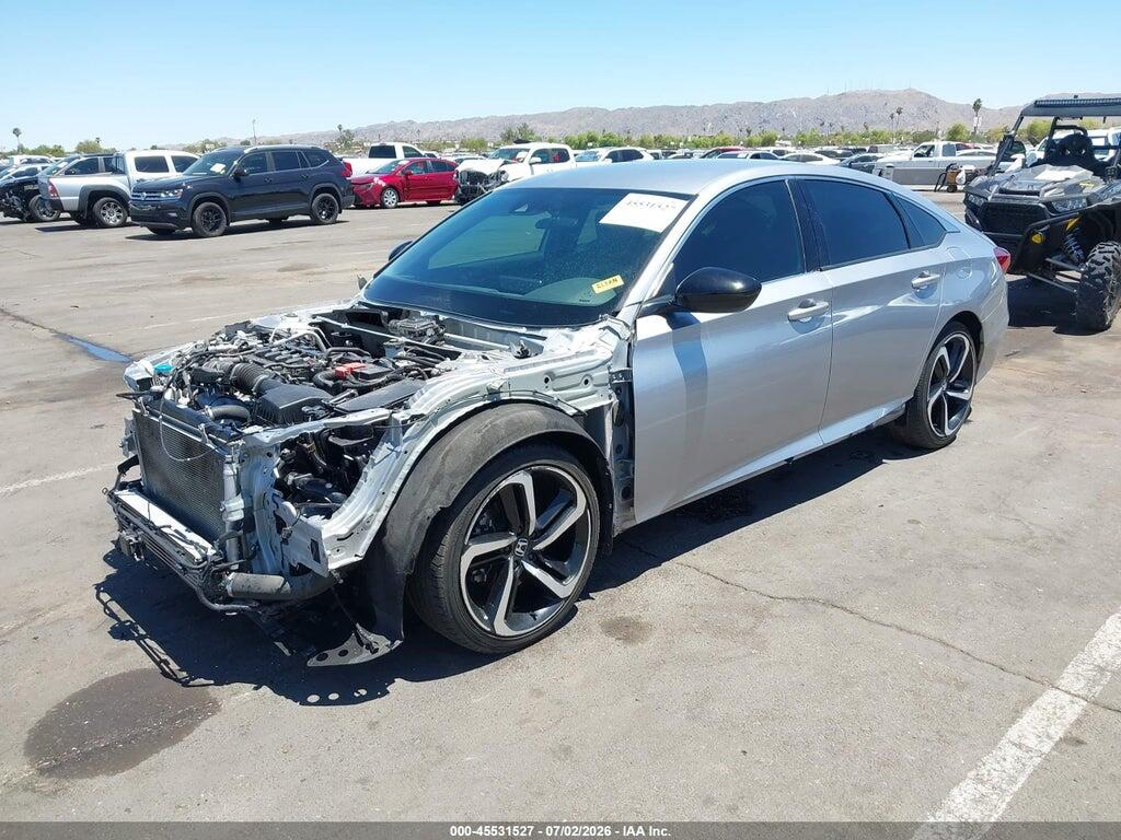 1HGCV1F38NA001096 2022 HONDA ACCORD photo no. 2