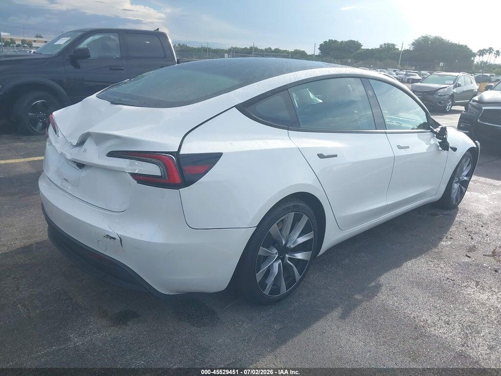 5YJ3E1EA4RF762431 2024 TESLA MODEL 3 photo no. 4