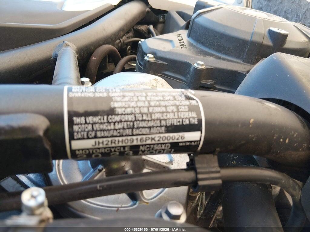JH2RH0916PK200026 2023 HONDA NC750 photo no. 10
