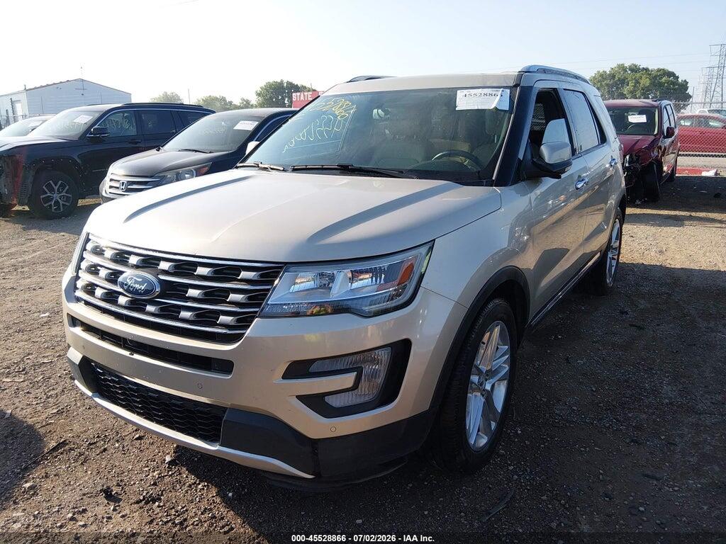 1FM5K8F89HGE35447 2017 FORD EXPLORER photo no. 2
