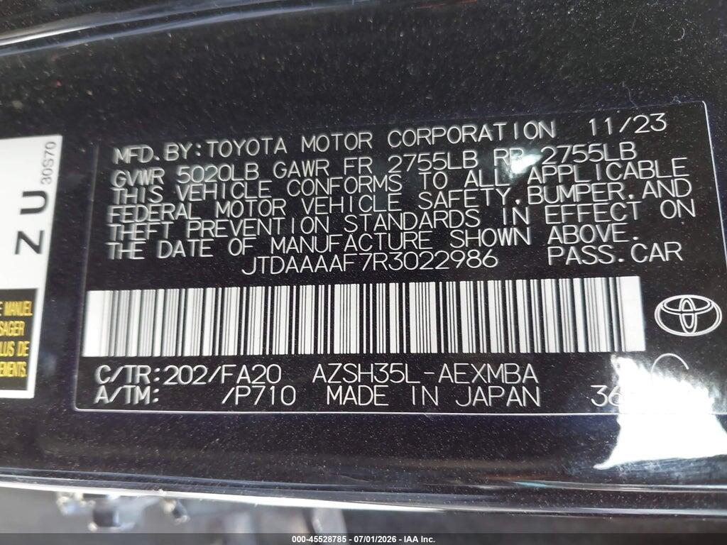 JTDAAAAF7R3022986 2024 TOYOTA CROWN photo no. 9