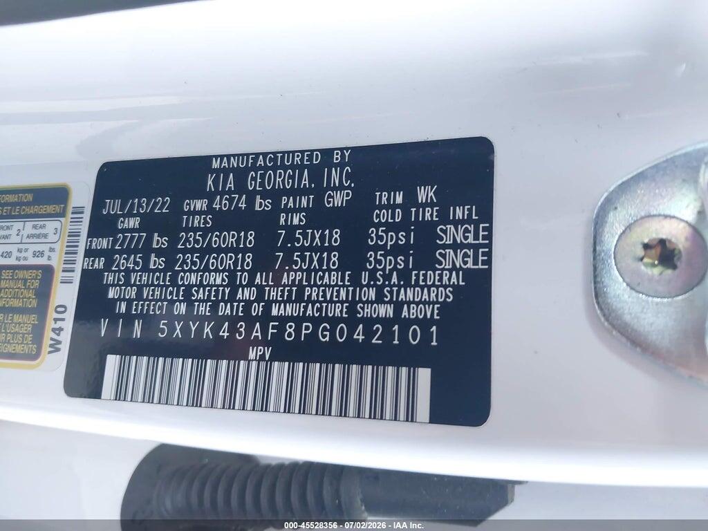 5XYK43AF8PG042101 2023 KIA SPORTAGE photo no. 9