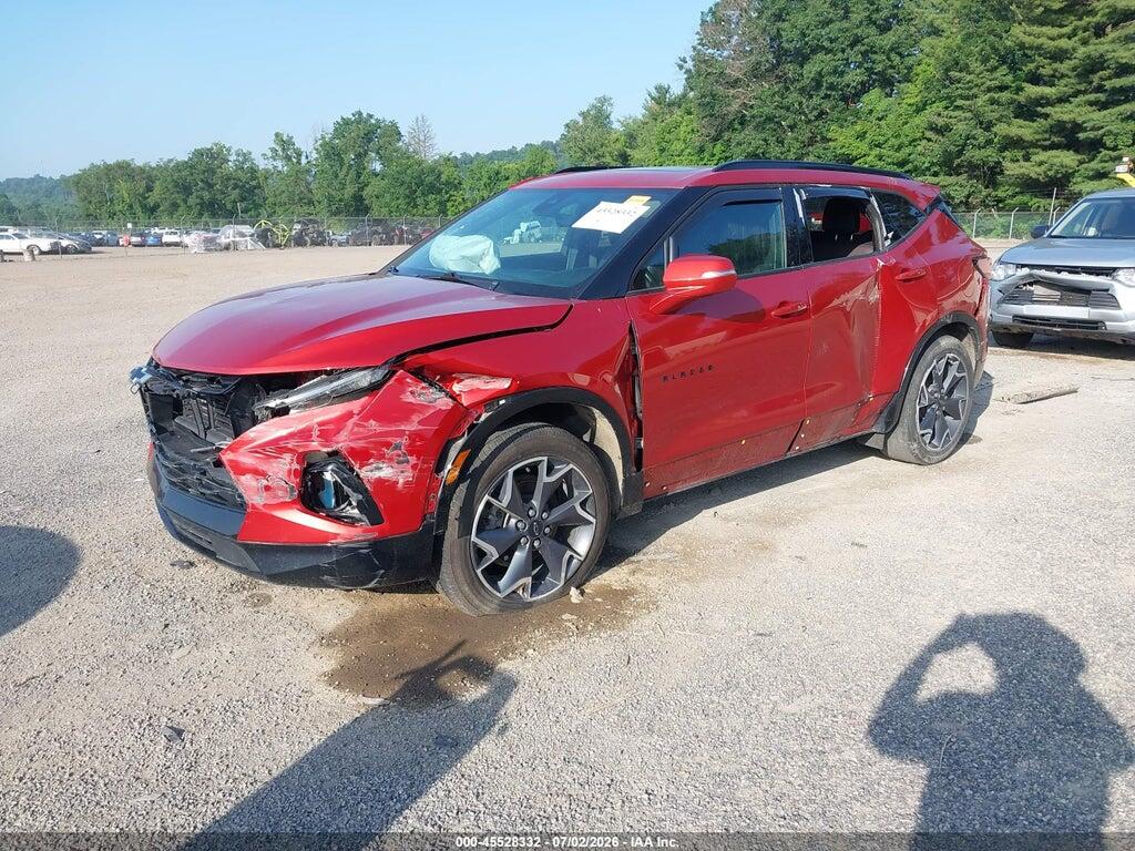 3GNKBERS2MS546891 2021 CHEVROLET BLAZER photo no. 2